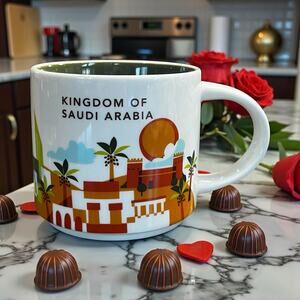 Starbucks Kingdom of Saudi Arabia You Are Here Mug 14oz City Series EUC